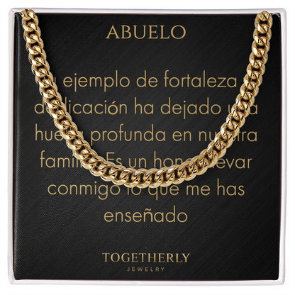 Cadena de Eslabones Cubanos - Abuelo