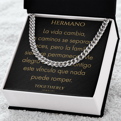 Cadena de Eslabones Cubanos -Hermano