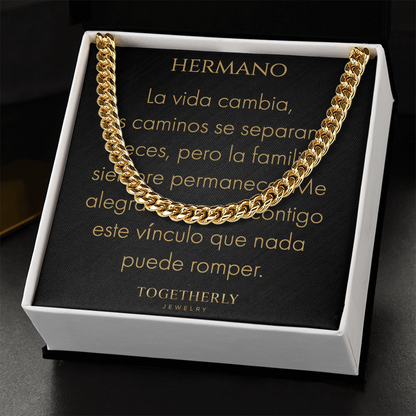 Cadena de Eslabones Cubanos -Hermano