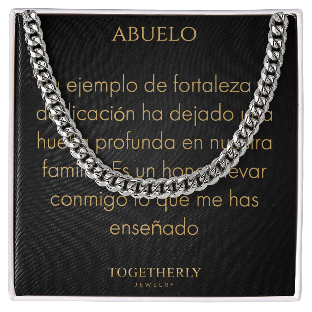 Cadena de Eslabones Cubanos - Abuelo