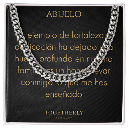 Cadena de Eslabones Cubanos - Abuelo