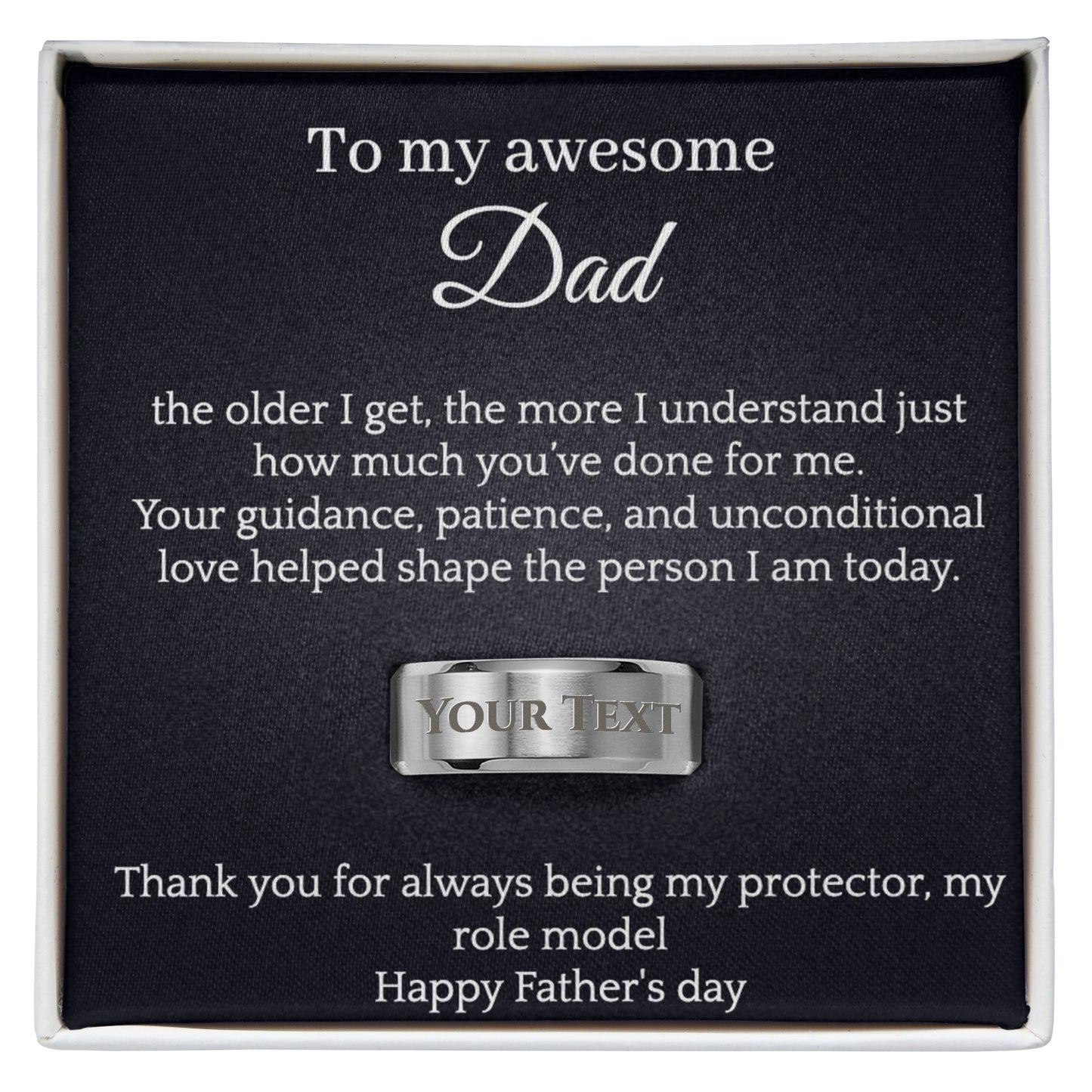 Men's Ring - My awesome dad
