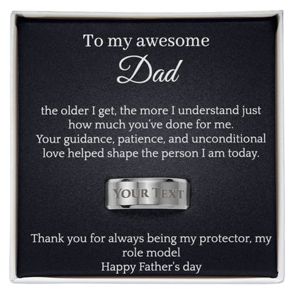 Men's Ring - My awesome dad