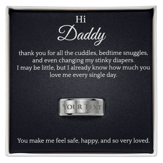 Men's ring - Hi Daddy!