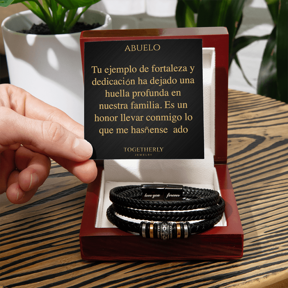 Pulsera "Te Amo Siempre" -Abuelo